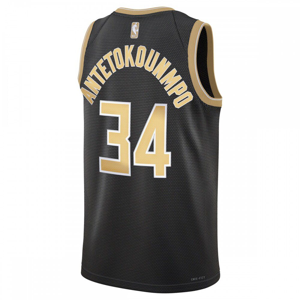 Giannis Antetokounmpo Milwaukee Bucks Unisex Select Series Swingman Jersey – Black-Pro Kit Vault | Brand New 26/27 Sports Jerseys